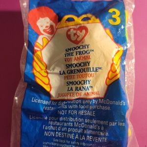 McDonalds Ty Teenie Beanie Babies Smoochy the Frog